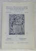 Archives Héraldiques Suisses. Schweizer Archiv für Heraldik. Archivo Araldico Svizzero.1930. Supplément. Beilage. Dessins Cartons de vitraux. ...