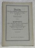 RAPPORTS des Inspecteurs Fédéraux des Fabriques sur leurs fonctions officielles dans les années 1920 et 1921. Publiés par le Département Fédéral de ...