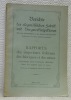 RAPPORTS des Inspecteurs Fédéraux des fabriques et des mines concernant leurs fonctions officielles dans les années 1902 et 1903.BERICHTE der ...