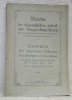 RAPPORTS des Inspecteurs Fédéraux des fabriques et des mines concernant leurs fonctions officielles dans les années 1904 et 1905.BERICHTE der ...