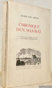 Chronique d’un majorat. Traduit et illustré de bois par Charles Beckenhaupt.