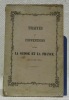 Traités et conventions entre la Suisse et la France (Du 30 juin 1864.).. 