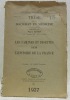 Les famines et disettes dans l’Histoire de France. Thèse.. BATIOT, Pierre.
