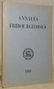 Annales Fribourgeoises. Publication de la Société d’Histoire du Canton de Fribourg. Tome XLVI 1964.- Fribourg par l’image. Par Pierre de Zurich. - Les ...