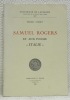 Samuel Rogers et son poème “Italie”. Collection: “Université de Lausanne”, publications de la Faculté des Lettres, tome XIV.. GIDDEY, Ernest.