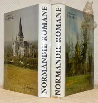 Normandie Romane I, la Basse Normandie. Normandie Romane II, la Haute-Normandie. Traduction allemande de Hilaire de Vos et G. Schecher. Traduction ...