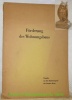 Förderung des Wohnungsbaus. Eingabe an den Regierungsrat des Standes Bern.. 