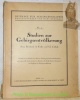 Studien zur Gebirgsentvölkerung. Beiträge zur Agrargeographie N° 4.. Bernhard, Hans. - Koller, A. - Caflisch, Ch.