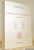 Bibliographie jurassienne. 1928 - 1972. Avant-propos d’Alphonse Widmer. Cerlce d’études historiques de la Société jurassienne d’Emulation.. 