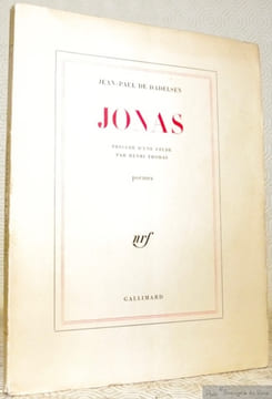 Jonas. Poèmes. Précédé d’une étude par Henri Thomas.. DADELSEN, Jean-Paul.