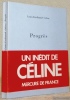 Progrès. Collection: “Mercure de France”.. CELINE, Louis-Ferdinand.