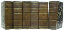 Les Contemporains. 38 tomes, reli&eacute;s en 6 volumes.. MIRECOURT, Eug&egrave;ne de.