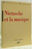 Nietzsche et la musique. Collection Perspectives Germaniques.. Liébert, Georges.