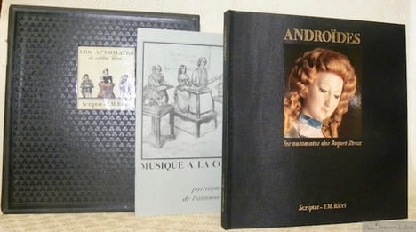 Androïdes les automates des Jaquet-Droz. Textes de Roland Carrera, Dominique Loiseau, Olivier Roux. Photos de Jean Jacques Luder.. undefined