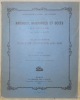 Mariages, naissances et décès en Suisse de 1891 à 1900. Troisième partie. Table de mortalité 1889-1900. Publié par le Bureau de Statistique du ...