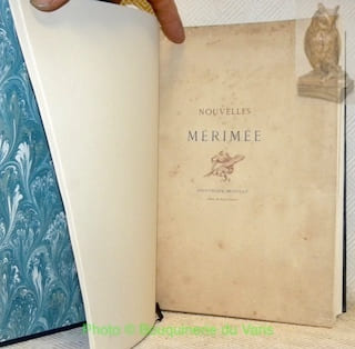 Nouvelles de Mérimée. La Mosaïque. Avec des dessins de Aranda, de Beaumont, Bramtot, Le Blant, Merson, Myrbach, Sinibaldi, gravés par Le Rat, Lalauze, ...