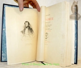 Nouvelles de Mérimée. La Mosaïque. Avec des dessins de Aranda, de Beaumont, Bramtot, Le Blant, Merson, Myrbach, Sinibaldi, gravés par Le Rat, Lalauze, ...