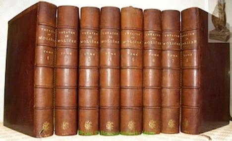 Théâtre complet de J. B. Poquelin de Molière. Publié par D. Jouaust. Préface par M. D. Nisard de l’Académie Française. Dessins de Louis Leloir gravés ...
