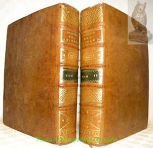Histoire des Animaux d’Aristote, Avec la Traduction Françoise, Par M. Camus, Avocat au Parlement, Censeur Royal etc. Notes sur l’Histoire des Animaux d’Aristote, Par M. Camus. 2 Volumes.
