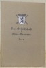 Die gesellschaft zu Ober-Gerwern in Bern. Mit einem Nachtrag neu herausgegeben von Dr. Karl Stettler.. STÜRLER, Moritz von.