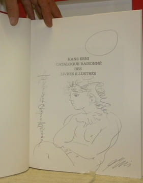 Hans Erni catalogue raisonné des livres illustrés. Liminaire de l’Artiste.. GIROUD, Jean-Charles.