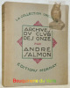 Archives du Club des Onze. La Collection Originale.. SALMON, André.