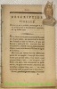 Description fidelle de tout ce qui a précédé, accompagné & suivi la cérémonie de la Confédération nationale, du 14 Juillet 1790.. Collectif.