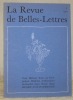 La Revue de Belles-Lettres, I, 1972. R B L. Denis, Malraux, Bram van Velde, Jackson, Hölderlin, de Montalivet, du Bouchet, Goya, Straub, Suied. ...