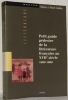 Petit guide pédestre de la littérature française au XVIIe siècle 1600-1660. Collection Littérature Brèves.. Chaillou, Michèle et Michel.