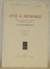 Atti e memorie dell’accademia Toscana di scienze e lettere La Colombaria, volume LXV, nuova serie - LI, anno 200.. 