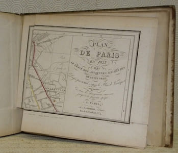 Histoire physique, civile et morale de Paris, depuis les premiers temps historiques jusqu’a nos jours; contenant, par ordre chronologique, la description des accroissements successifs de cette ville, et de ses monuments anciens et modernes, la notice de toutes ses institutions, tant civiles que religieuses, et, a chaque période, le tableau des moeurs, des usages et des progrès de la civilisations; ornéee de gravures représentant divers plan de Paris, ses monuments et ses édifices principaux. Atlas. Quatrième édition, considérablement augmentée en texte et en planches.