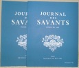 Journal des Savants. Fondé en 1665. Publié par l’Institut de France Académique des Inscriptions et Belles-Lettres. Année 2006 complète en 2 volumes.. 