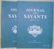 Journal des Savants. Fondé en 1665. Publié par l’Institut de France Académique des Inscriptions et Belles-Lettres. Année 2008 complète en 2 volumes.. 