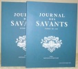Journal des Savants. Fondé en 1665. Publié par l’Institut de France Académique des Inscriptions et Belles-Lettres. Année 2009 complète en 2 volumes.. 