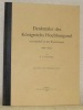 Denkmaler des Konigreichs Hochburgund vornehmlich in der Westschweiz, 888 - 1032. Mit 9 Tafeln und 23 Abbildungen im Text. Mitteilungen der ...