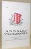 Annales Valaisannes. Bulletin annuel de la Société d’Histoire du Valais romand. 2e Série, 65e année.. 