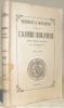 Mémoires & Documents publiés par l’Académie Chablaisienne. Tome XXXIV.. 