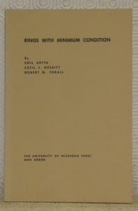 Rings with minimum condition. Eighth printing.