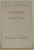 Sciences. Collection Les Pays de Neuchâtel.. ISCHER, Ad. - GAGNEBIN, S.