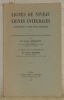Lignes de niveau. Lignes intégrales. Introduction à leur étude graphique. Conférences données à la Faculté des Sciences de Poitiers.. BOULIGAND, ...