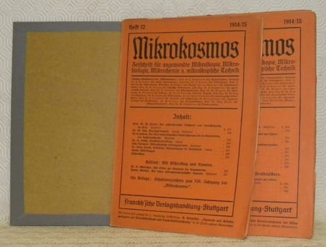 Mikrokosmos. Zeitschrift zur Forderung wissenschaftlicher Bildung. Band I, mit 2 Tafeln und 49 Abbildungen. Band II, mit 2 Tafeln une 108 Abbildungen. ...