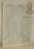 Dessins de Modigliani. Pages de Ch.-A. Cingria.. PFANNSTIEL, Arthur.