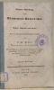 Genaue Anleitung zum Elementar-Unterrichte im Reden, Schreiben und Lesen; Nach der Elementar-Sprachbildungslehre. Zweite Auflage.. SCHERR, J. Ch.