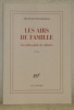 Les airs de famille. Une philosophie des affinités. Essai.. NOUDELMANN, François.