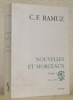 Oeuvres complètes V. Nouvelles et morceaux. Tome 1. 1904 - 1908. Textes établis, annotés et présentés par Céline Cerny et Rudolf Mahrer.. RAMUZ, C. F.