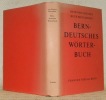 Bern-Deutsches Wörterbuch.. GREYERZ, Otto von. - BIETENHARD, Ruth.