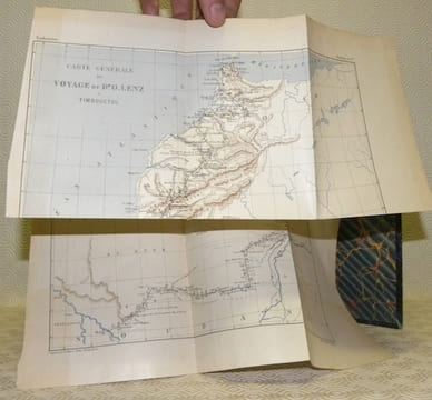 Timbouctou. Voyage au Maroc, au Sahara et au Soudan. Traduit de l’allemand avec l’autorisation de l’auteur par Pierre Lehautcourt et contenant 27 ...