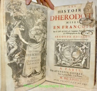 Les Histoires d’Herodote mises en François, Par P. Du-Ryer, de l’Academie Françoise, Conseiller & Historiographe du Roy. Seconde Edition, Reveuë & ...