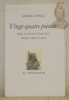 Vingt-quatre poèmes. Préface et traduction de Gustave Roud. Frontispice d’Olivier O. Olivier. Deuxième édition.. TRAKL, Georg.
