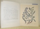 Herbier des Plantes Suisses de Rosalie Constant, 1758 - 1834. (Facsimile de l’herbier peint à la main.). CONSTANT, Rosalie de. - VIO, Martin (texte ...